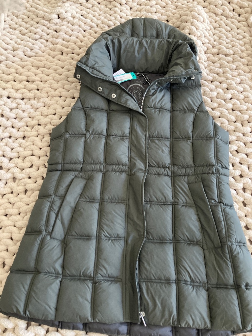 Recycled Box Quilted Vest